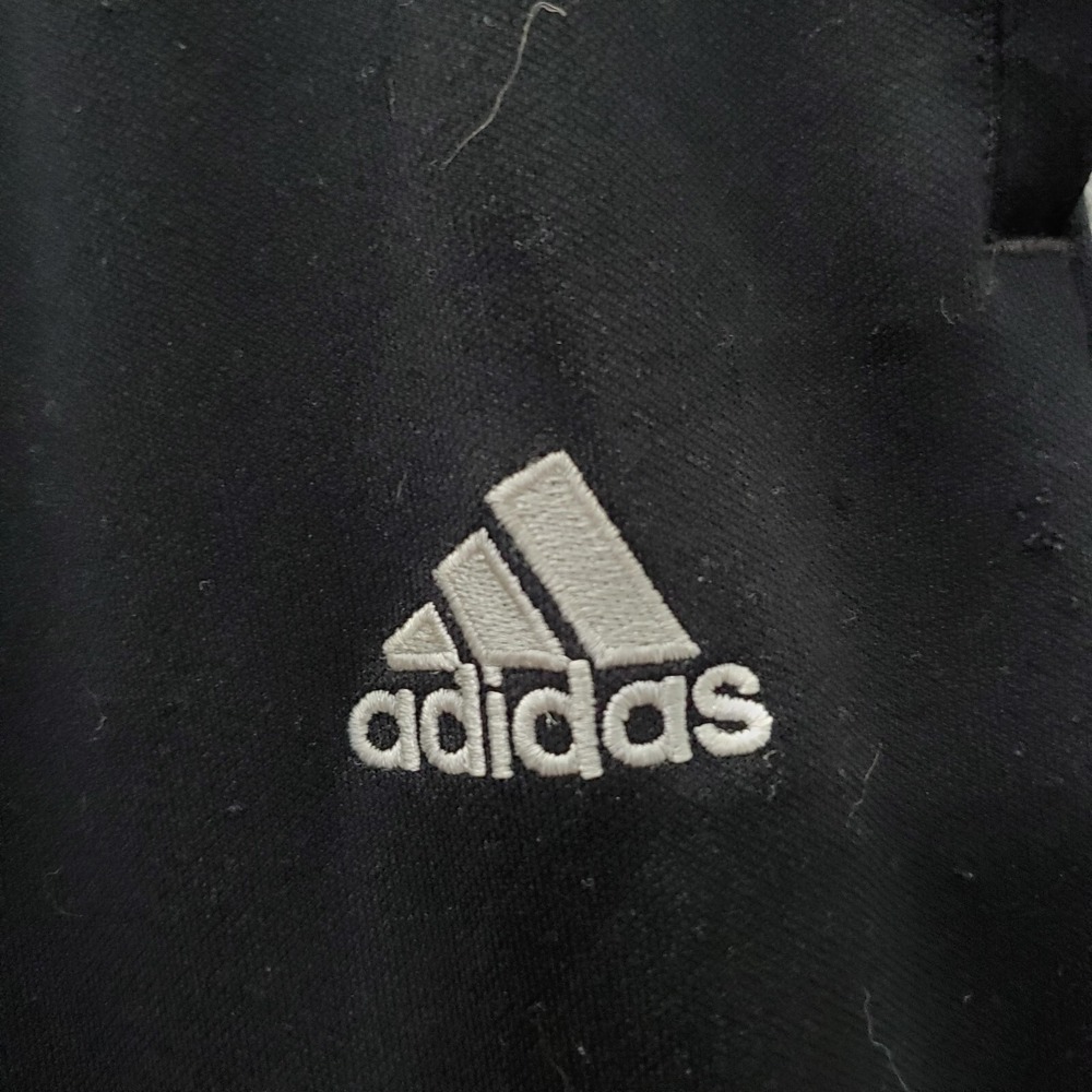 Adidas Men Activewear Pants XL Black Sweatpants Logo Climalite Drawstring - Picture 11 of 12